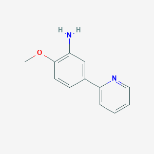 molecular formula C12H12N2O B2732498 2-Methoxy-5-(pyridin-2-yl)aniline CAS No. 104994-90-3