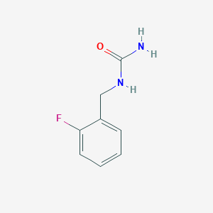 molecular formula C8H9FN2O B2732556 [(2-氟苯基)甲基]脲 CAS No. 296277-54-8