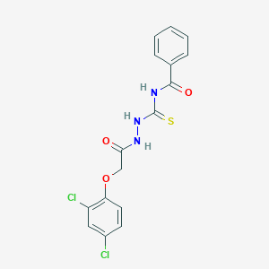 1-(2-(2,4-Dichlorophenoxy)acetyl)-4-benzoylthiosemicarbazide