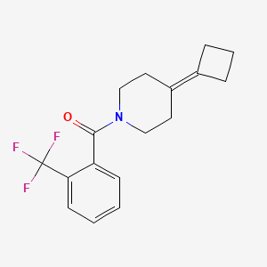 (4-Cyclobutylidenepiperidin-1-yl)-[2-(trifluoromethyl)phenyl]methanone