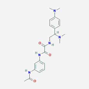 N1-(3-acetamidophenyl)-N2-(2-(dimethylamino)-2-(4-(dimethylamino)phenyl)ethyl)oxalamide