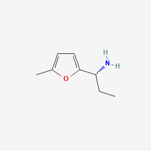 molecular formula C8H13NO B2732713 (R)-1-(5-Methylfuran-2-YL)propan-1-amine CAS No. 473732-94-4