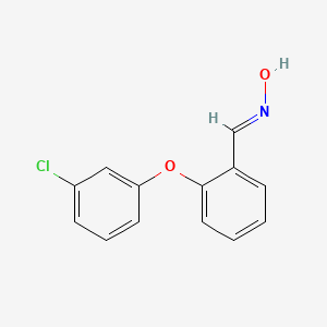 molecular formula C13H10ClNO2 B2732726 2-(3-Chlorophenoxy)benzaldehyde oxime CAS No. 449778-76-1