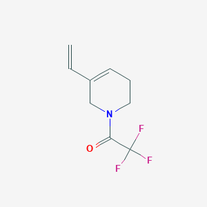 1-(5-Ethenyl-1,2,3,6-tetrahydropyridin-1-yl)-2,2,2-trifluoroethan-1-one