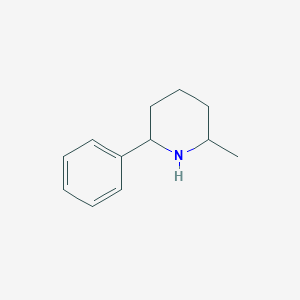 molecular formula C12H17N B2732760 2-Methyl-6-phenylpiperidine CAS No. 116435-90-6