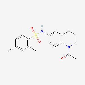 N-(1-acetyl-1,2,3,4-tetrahydroquinolin-6-yl)-2,4,6-trimethylbenzenesulfonamide