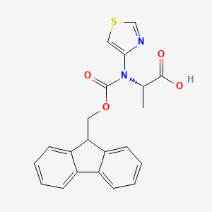 molecular formula C21H18N2O4S B2732770 Fmoc-3-(4-Thiazoyl)-D-alanine CAS No. 205528-32-1; 205528-33-2
