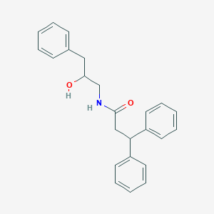 molecular formula C24H25NO2 B2732780 N-(2-hydroxy-3-phenylpropyl)-3,3-diphenylpropanamide CAS No. 1351588-19-6