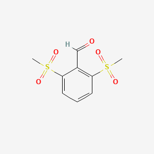 molecular formula C9H10O5S2 B2732831 2,6-二甲磺酰基苯甲醛 CAS No. 2044901-96-2