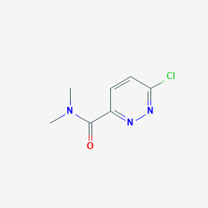 molecular formula C7H8ClN3O B2732832 6-氯-N,N-二甲基吡嗪-3-甲酰胺 CAS No. 1183315-30-1