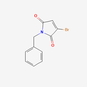 molecular formula C11H8BrNO2 B2732923 1-benzyl-3-bromo-1H-pyrrole-2,5-dione CAS No. 112749-49-2
