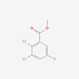molecular formula C8H5Cl2IO2 B2732932 Methyl 2,3-dichloro-5-iodobenzoate CAS No. 1509504-29-3