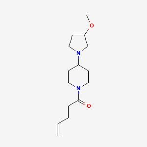 1-[4-(3-Methoxypyrrolidin-1-yl)piperidin-1-yl]pent-4-en-1-one