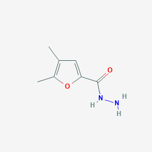 molecular formula C7H10N2O2 B2732978 4,5-Dimethylfuran-2-carbohydrazide CAS No. 20842-22-2