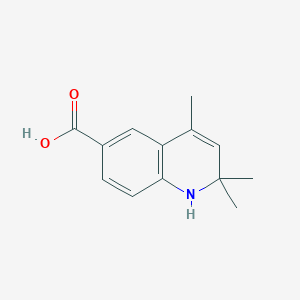 molecular formula C13H15NO2 B2733036 2,2,4-Trimethyl-1,2-dihydroquinoline-6-carboxylic acid CAS No. 1260741-03-4