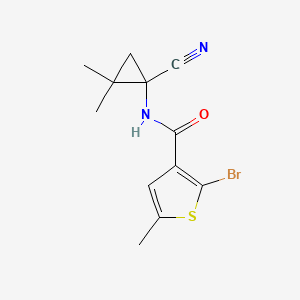2-Bromo-N-(1-cyano-2,2-dimethylcyclopropyl)-5-methylthiophene-3-carboxamide