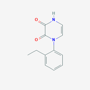 1-(2-Ethylphenyl)-1,4-dihydropyrazine-2,3-dione