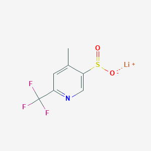 Lithium;4-methyl-6-(trifluoromethyl)pyridine-3-sulfinate