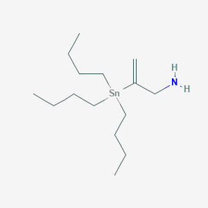molecular formula C15H33NSn B027331 2-(三丁基锡基)-2-丙烯-1-胺 CAS No. 155258-22-3