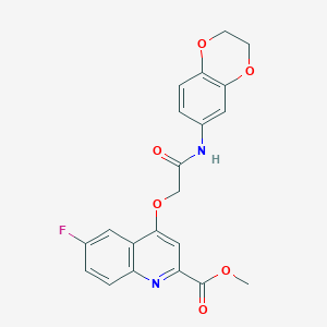N-(2,5-difluorophenyl)-N'-[1-(phenylsulfonyl)-2,3-dihydro-1H-indol-6-yl]urea