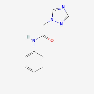 molecular formula C11H12N4O B2733128 N-(4-甲基苯基)-2-(1H-1,2,4-三唑-1-基)乙酰胺 CAS No. 1252441-64-7