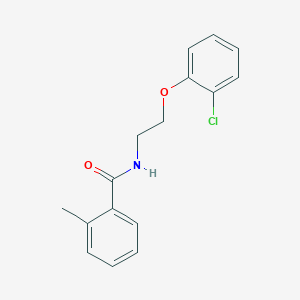 N-[2-(2-chlorophenoxy)ethyl]-2-methylbenzamide