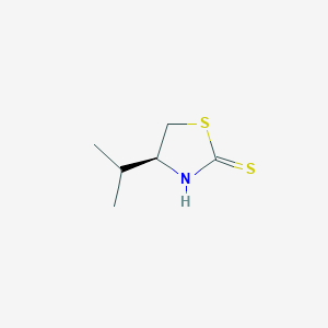 molecular formula C6H11NS2 B2733232 (S)-4-Isopropylthiazolidine-2-thione CAS No. 42163-70-2; 76186-04-4