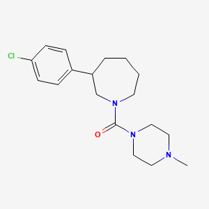 (3-(4-Chlorophenyl)azepan-1-yl)(4-methylpiperazin-1-yl)methanone