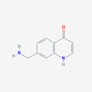 molecular formula C10H10N2O B2733238 7-(aminomethyl)-1H-quinolin-4-one CAS No. 1026514-15-7