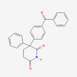 molecular formula C24H19NO3 B2733244 3-(4-苯甲酰苯基)-3-苯基哌啶-2,6-二酮 CAS No. 339010-66-1