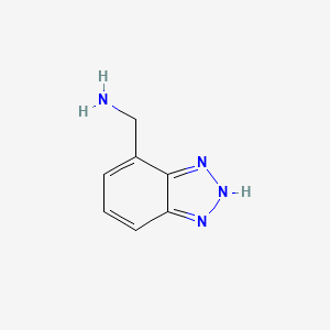 molecular formula C7H8N4 B2733252 Aminomethylbenzotriazole CAS No. 1555803-74-1