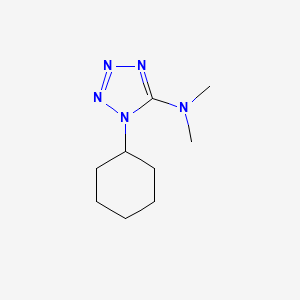 molecular formula C9H17N5 B2733254 1-环己基-N,N-二甲基-1H-1,2,3,4-四唑-5-胺 CAS No. 343376-11-4