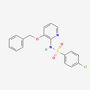 4-chloro-N-(3-phenylmethoxypyridin-2-yl)benzenesulfonamide