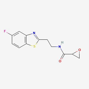 N-[2-(5-Fluoro-1,3-benzothiazol-2-yl)ethyl]oxirane-2-carboxamide