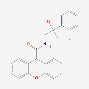 N-[2-(2-Fluorophenyl)-2-methoxypropyl]-9H-xanthene-9-carboxamide