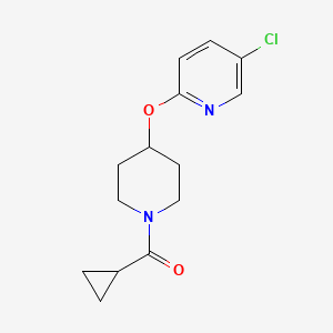 (4-((5-Chloropyridin-2-yl)oxy)piperidin-1-yl)(cyclopropyl)methanone