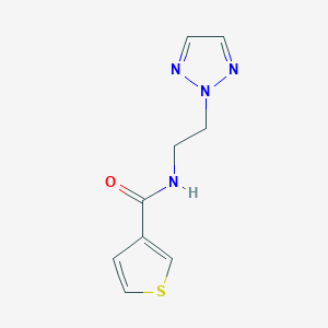N-(2-(2H-1,2,3-triazol-2-yl)ethyl)thiophene-3-carboxamide