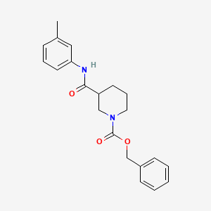 molecular formula C21H24N2O3 B2733357 Benzyl 3-(m-tolylcarbamoyl)piperidine-1-carboxylate CAS No. 1439905-29-9