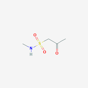 molecular formula C4H9NO3S B2733364 N-methyl-2-oxopropane-1-sulfonamide CAS No. 97289-61-7