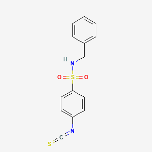 molecular formula C14H12N2O2S2 B2733377 N-benzyl-4-isothiocyanatobenzenesulfonamide CAS No. 100872-51-3