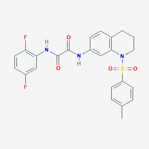 N1-(2,5-difluorophenyl)-N2-(1-tosyl-1,2,3,4-tetrahydroquinolin-7-yl)oxalamide