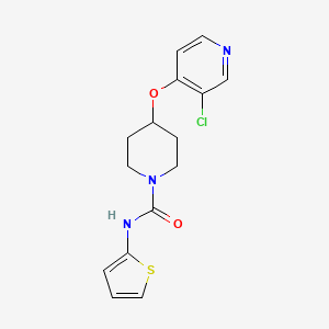 4-((3-chloropyridin-4-yl)oxy)-N-(thiophen-2-yl)piperidine-1-carboxamide