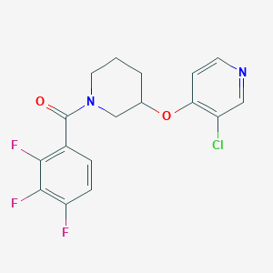 (3-((3-Chloropyridin-4-yl)oxy)piperidin-1-yl)(2,3,4-trifluorophenyl)methanone