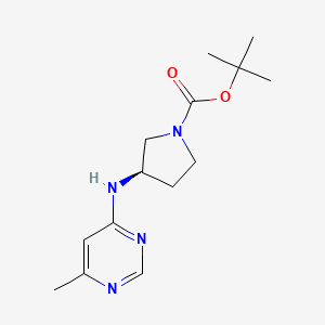 tert-Butyl (3R)-3-[(6-methylpyrimidin-4-yl)amino]pyrrolidine-1-carboxylate