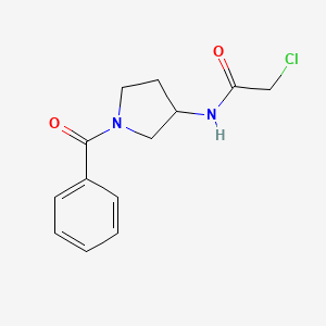 N-(1-Benzoylpyrrolidin-3-yl)-2-chloroacetamide