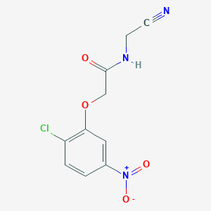 2-(2-Chloro-5-nitrophenoxy)-N-(cyanomethyl)acetamide