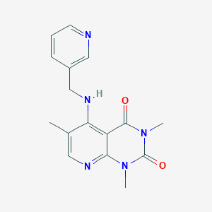 1,3,6-trimethyl-5-((pyridin-3-ylmethyl)amino)pyrido[2,3-d]pyrimidine-2,4(1H,3H)-dione