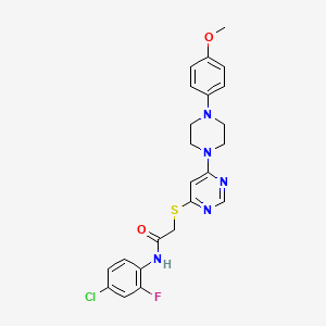 7-{[(4-fluorobenzyl)oxy]methyl}-N-(3-fluorophenyl)-2,3-dihydro-1,4-benzoxazepine-4(5H)-carboxamide