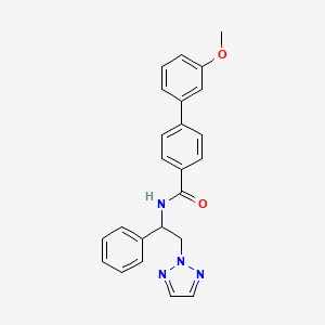 3'-methoxy-N-(1-phenyl-2-(2H-1,2,3-triazol-2-yl)ethyl)-[1,1'-biphenyl]-4-carboxamide