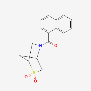 (2,2-Dioxido-2-thia-5-azabicyclo[2.2.1]heptan-5-yl)(naphthalen-1-yl)methanone